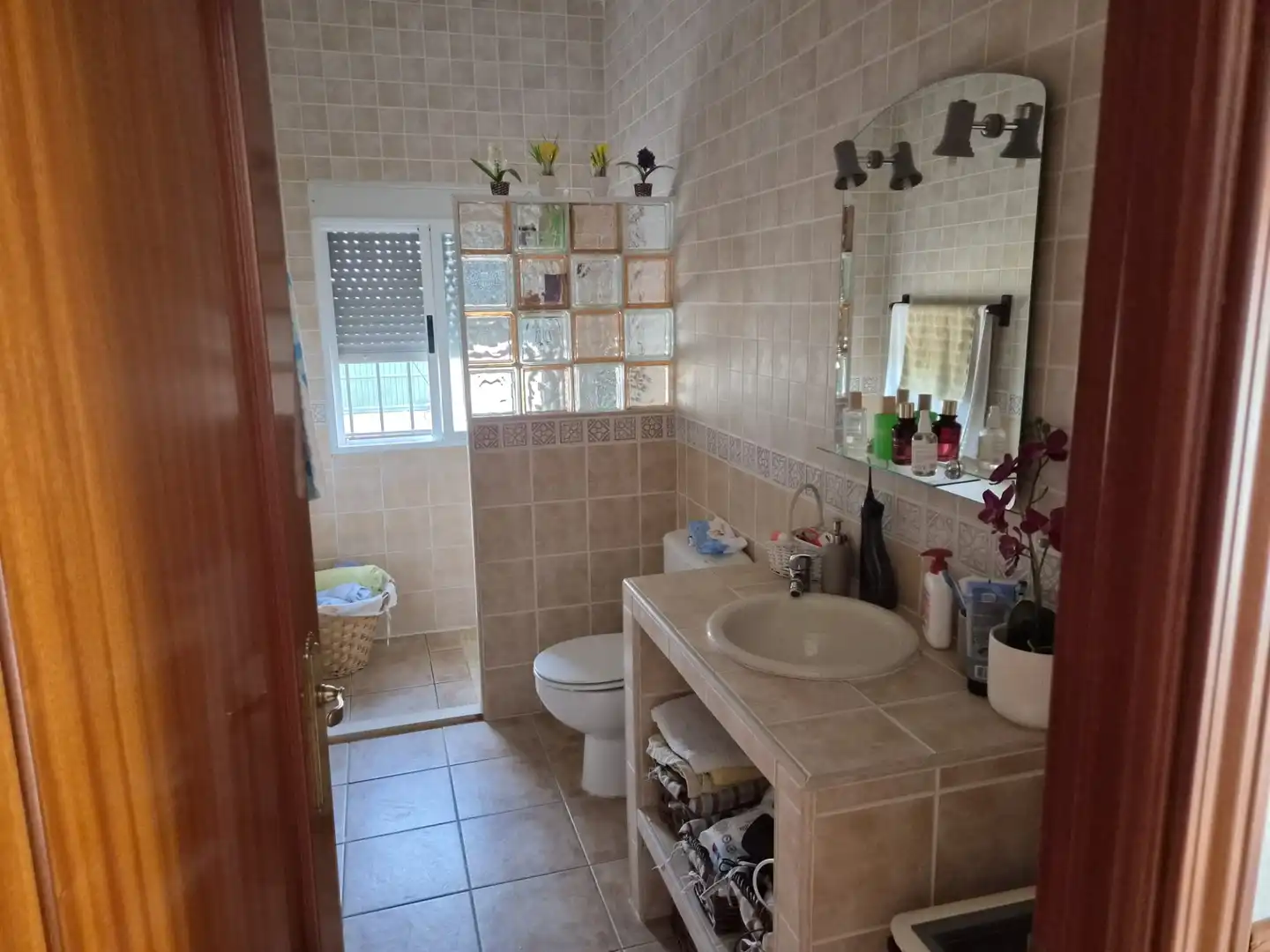 Baño de Casa o chalet en venta en Almendralejo con Aire acondicionado, Calefacción y Jardín privado