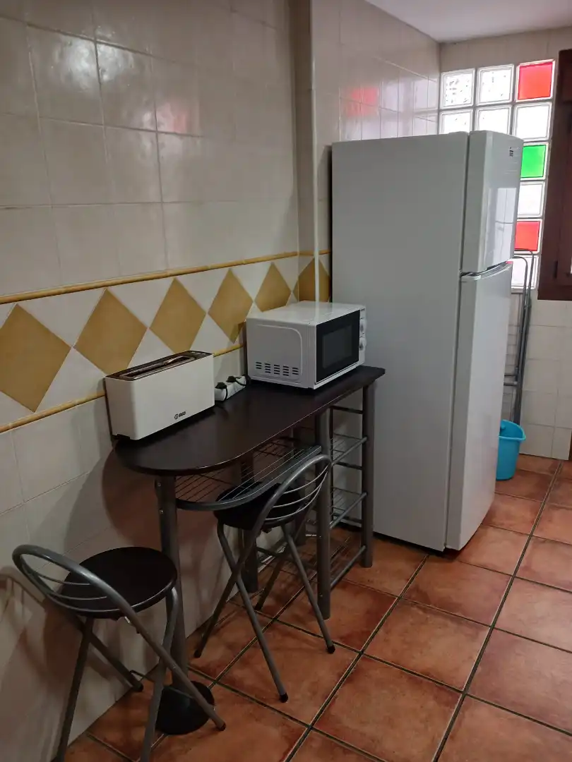 Cuina de Loft de lloguer en Granada amb Aire condicionat, Calefacció i Moblat