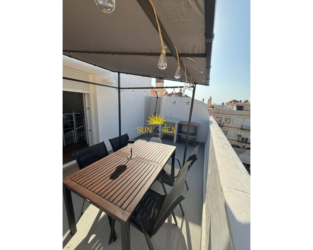 Terrassa de Àtic de lloguer en Pilar de la Horadada amb Aire condicionat, Calefacció i Terrassa