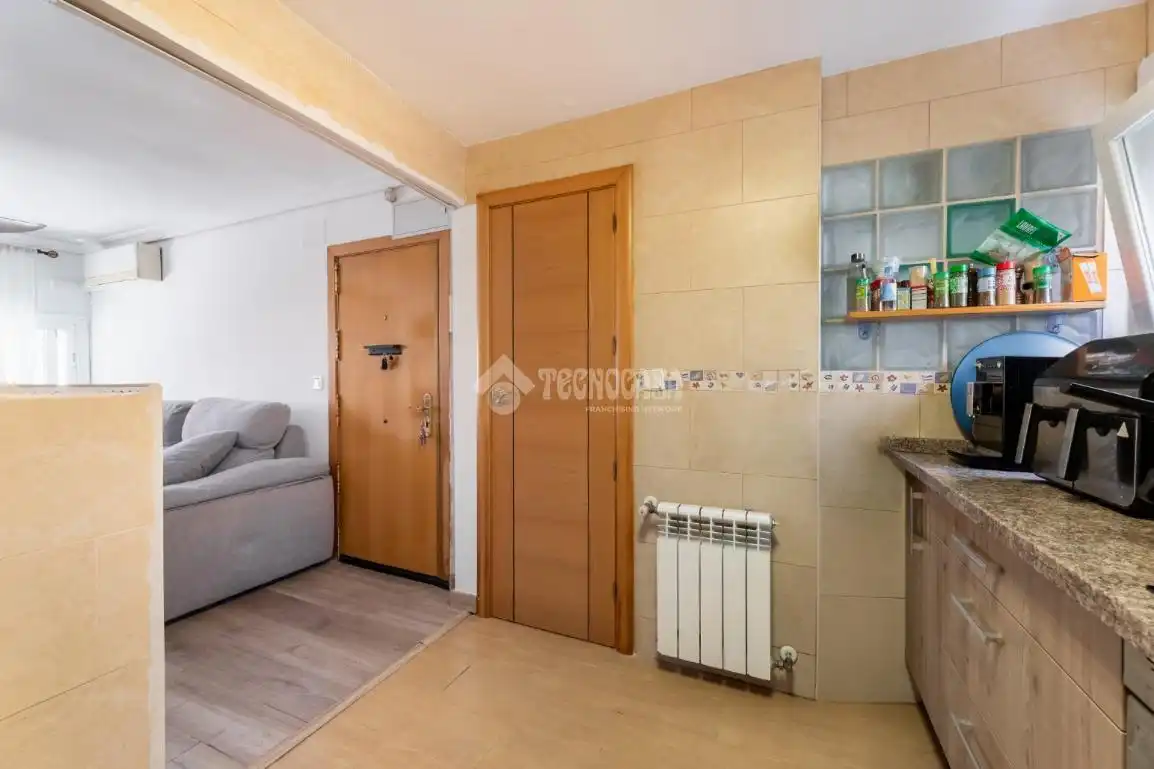 Kitchen of Flat for sale in Madrid  with Air Conditioner
