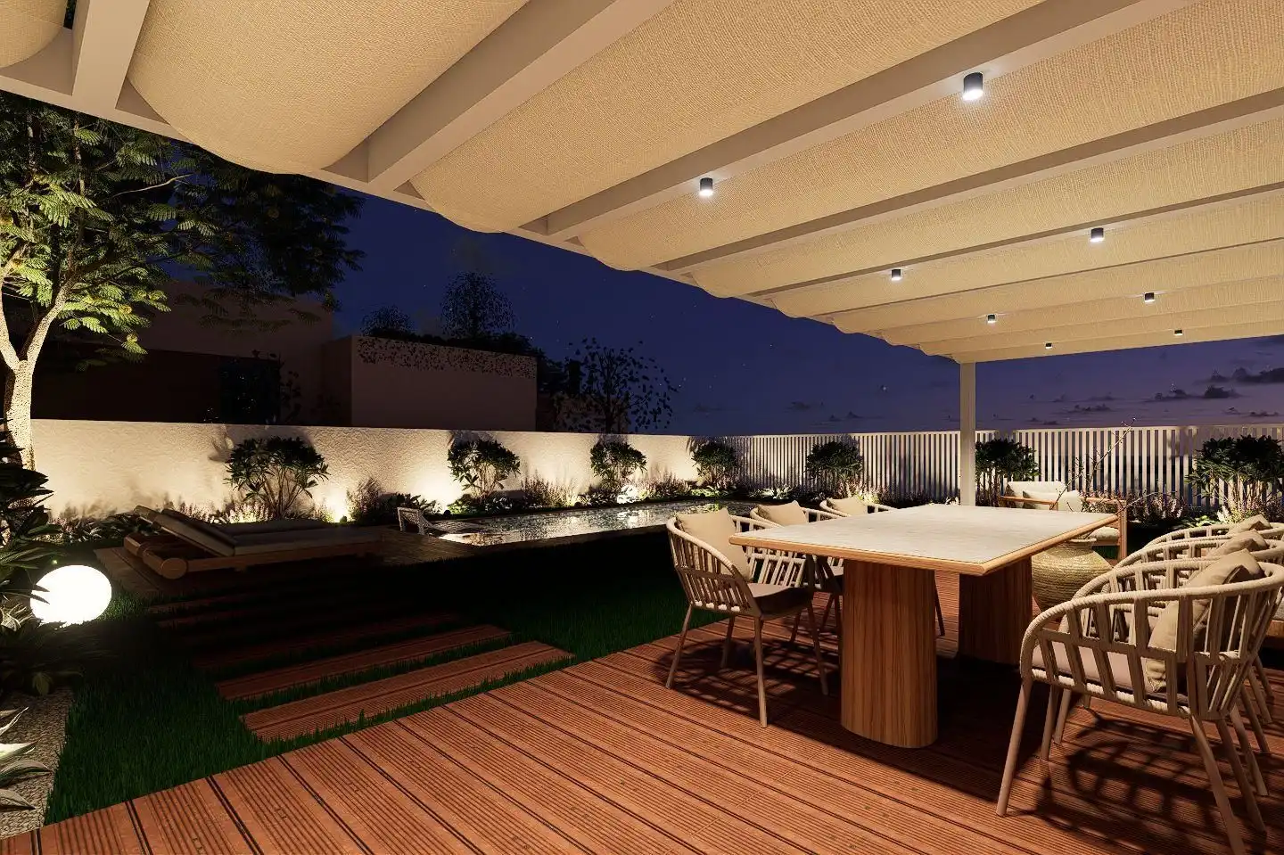 Terraza de Casa adosada en venta en Sant Pere de Ribes con Aire acondicionado, Calefacción y Jardín privado