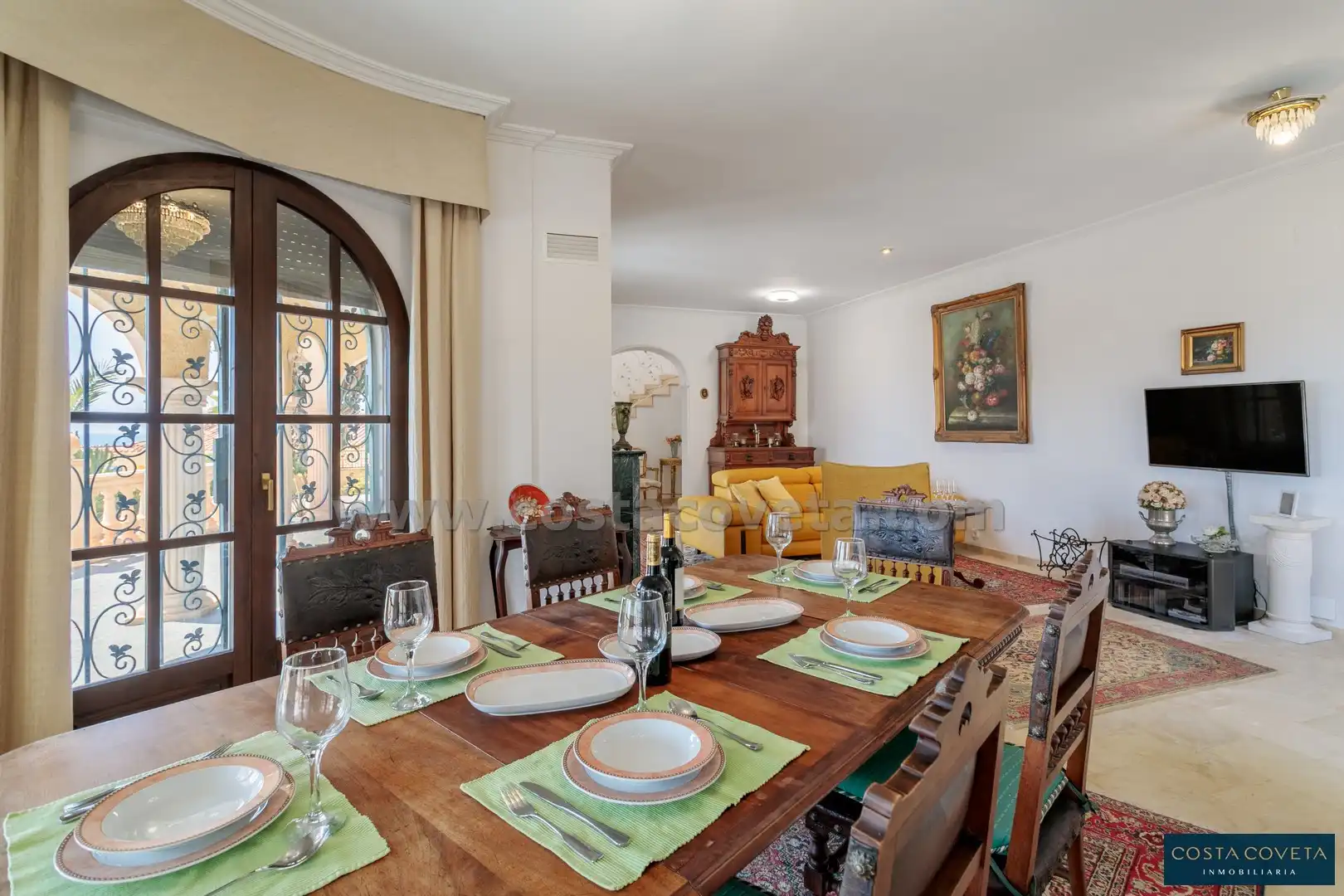 Dining room of Houses for sale in El Campello  with Air Conditioner, Private garden and Terrace