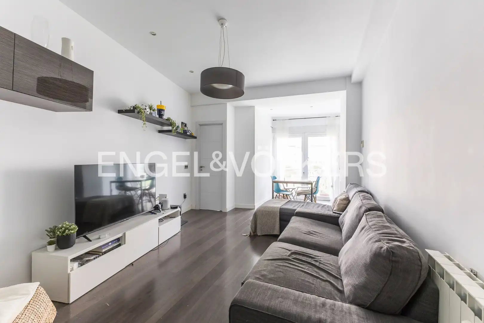 Sala de estar de Piso de alquiler en Madrid con Aire acondicionado, Calefacción y Amueblado