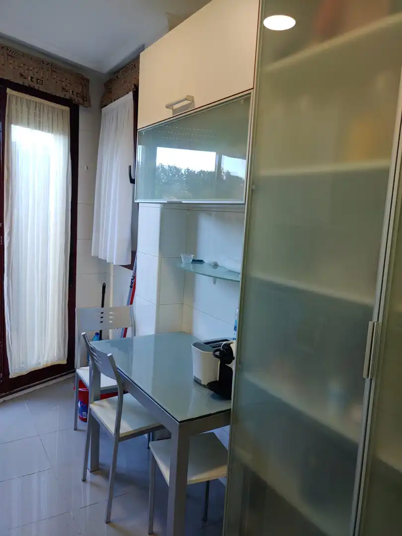 Küche von Wohnung zur Miete in Santander mit Heizung, Privatgarten und Parkett