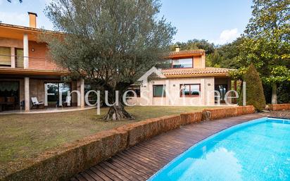 Exterior view of House or chalet for sale in Girona Capital  with Air Conditioner, Heating and Private garden