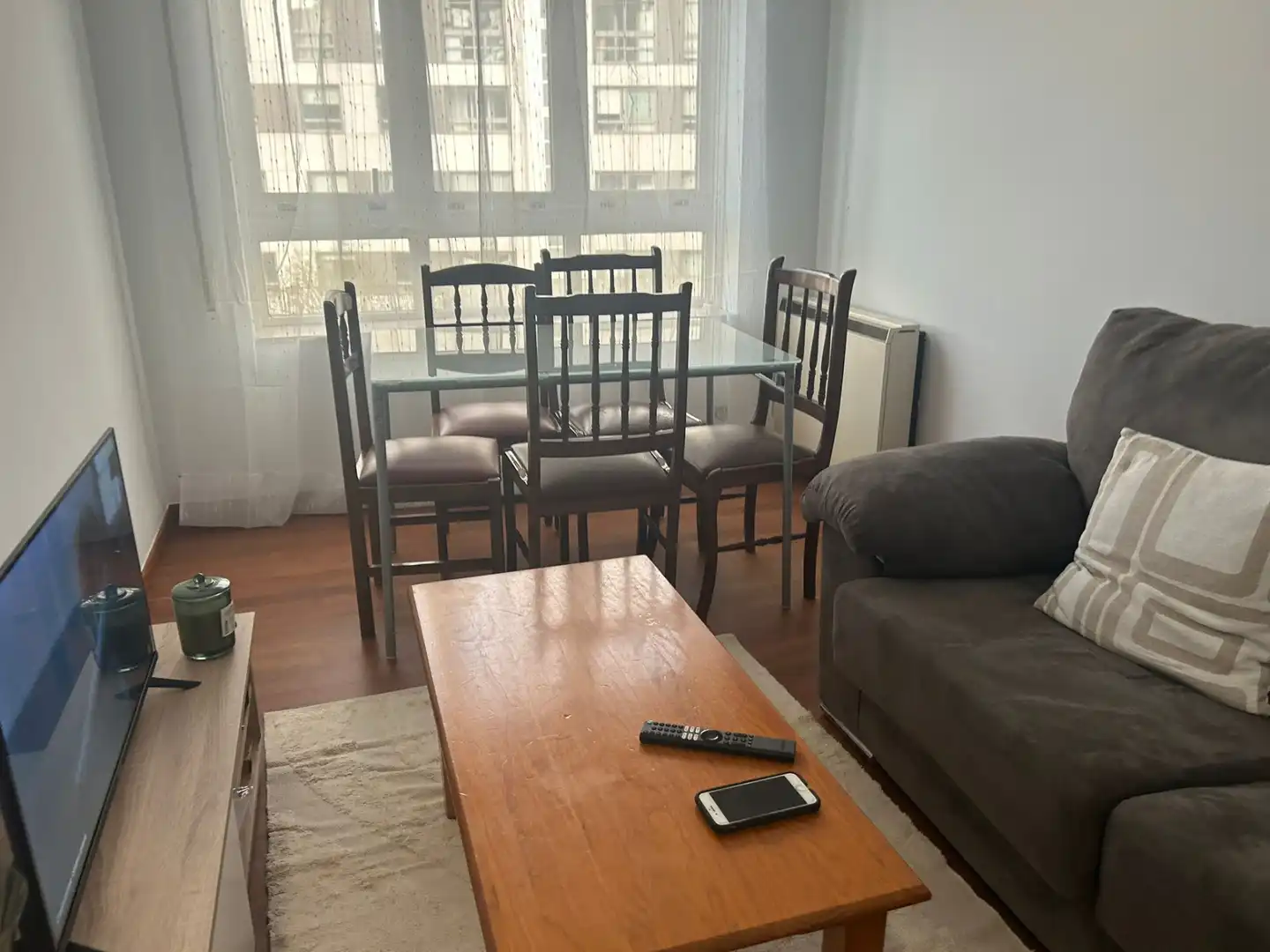Dining room of Flat for rent in Santiago de Compostela   with Furnished