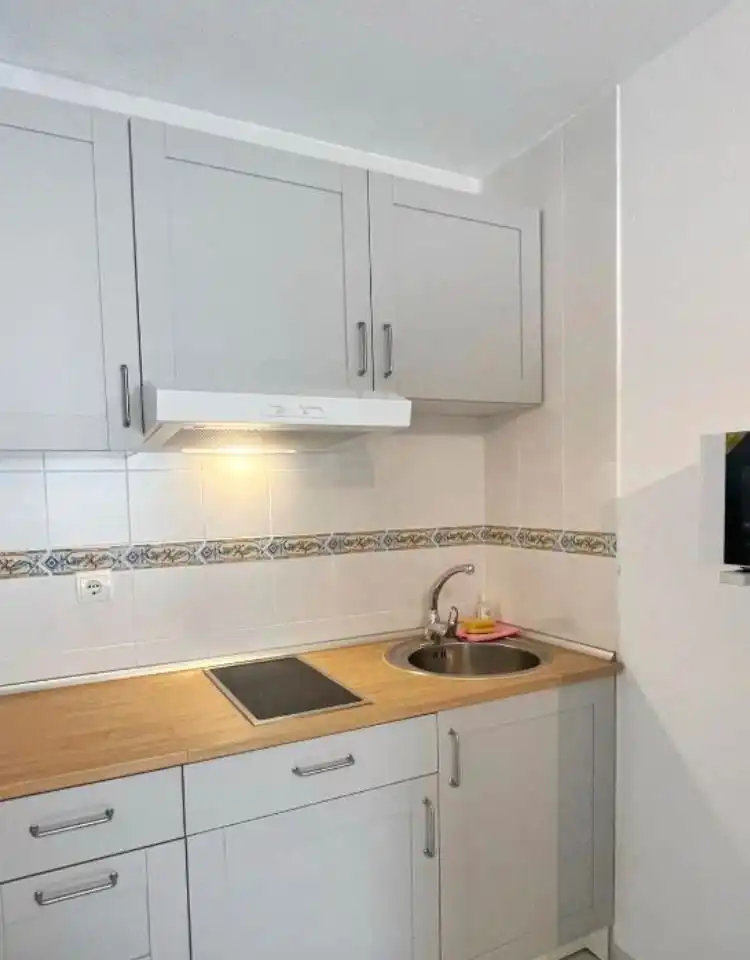 Cocina de Piso de alquiler en Estepona con Terraza, Amueblado y Horno