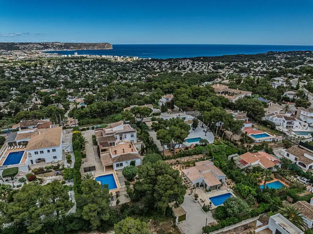 Exterior view of Houses for sale in Jávea / Xàbia  with Air Conditioner, Heating and Private garden