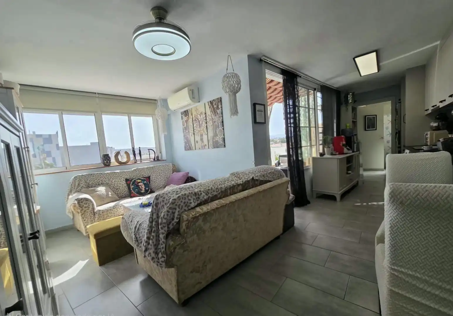 Living room of Attic for sale in Mijas  with Air Conditioner and Terrace