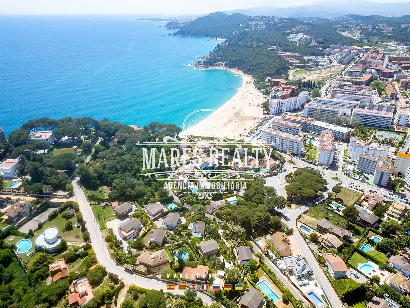 Vista exterior de Casa o xalet en venda en Lloret de Mar amb Aire condicionat, Calefacció i Jardí privat