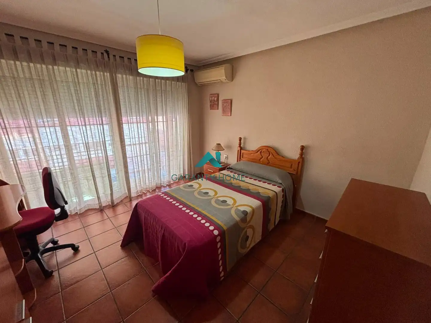 Bedroom of Flat for rent in Jaén  with Air Conditioner, Terrace and Furnished