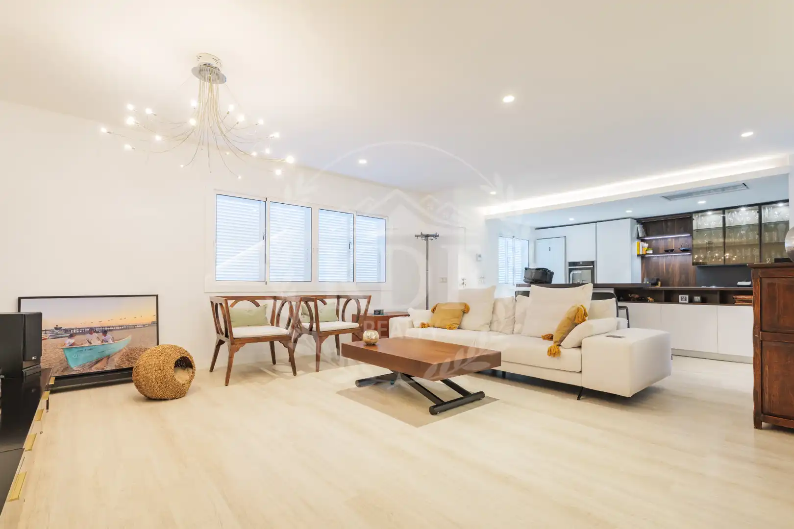 Sala d'estar de Casa adosada en venda en Santa Cruz de Tenerife amb Jardí privat, Terrassa i Moblat