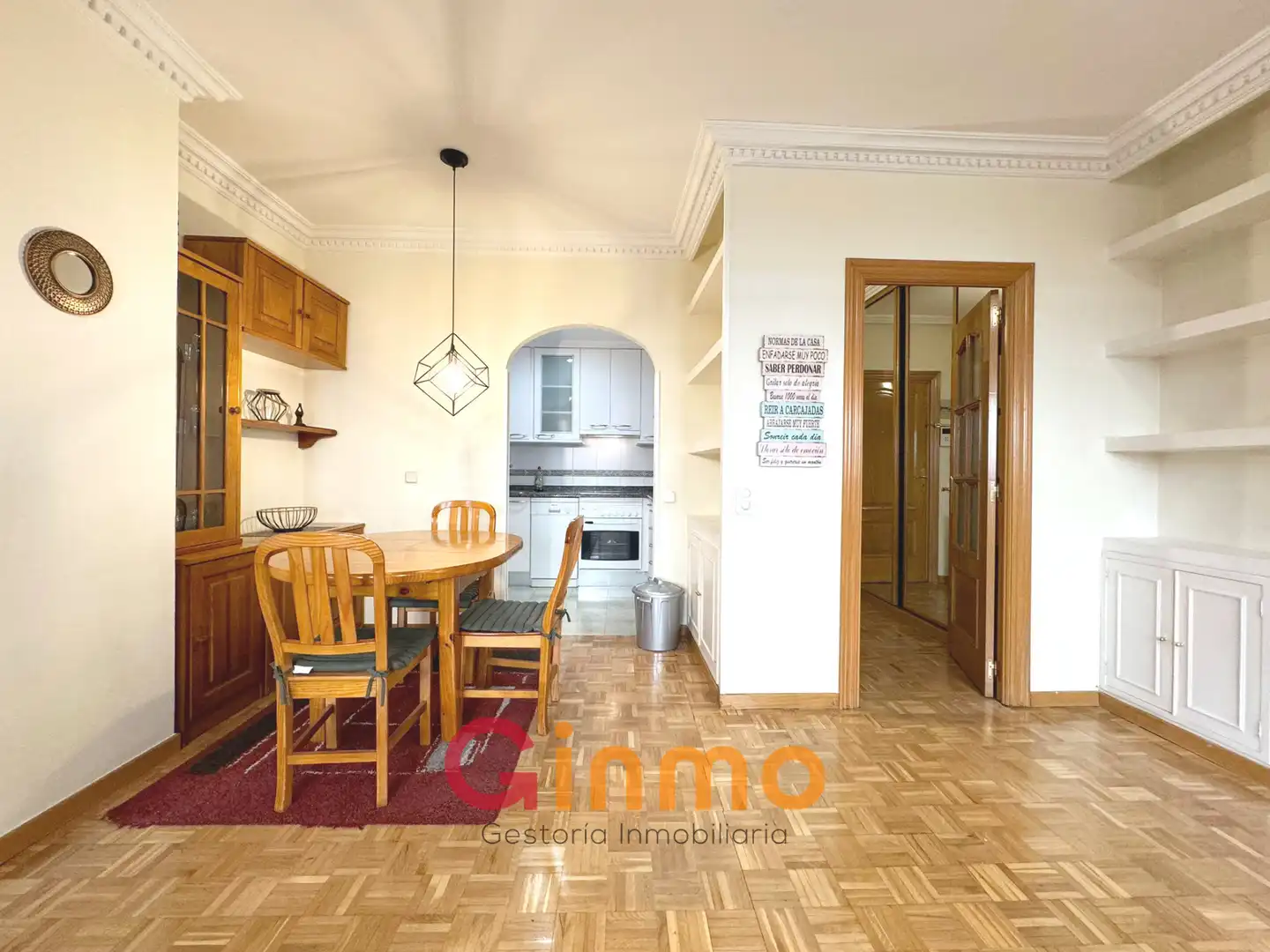 Menjador de Pis de lloguer en  Madrid Capital amb Aire condicionat, Calefacció i Parquet