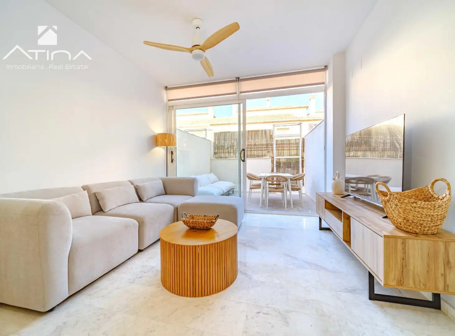 Living room of Detached homes for sale in Jávea / Xàbia  with Air Conditioner, Private garden and Terrace