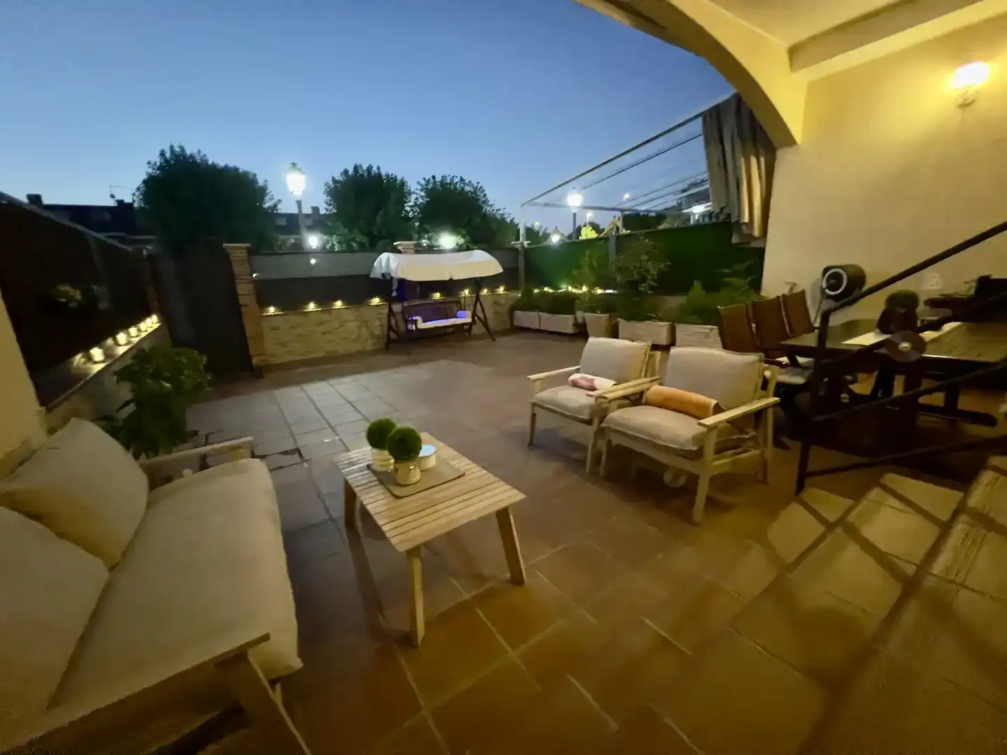 Terraza de Casa o chalet en venta en Fuenlabrada con Aire acondicionado, Jardín privado y Parquet