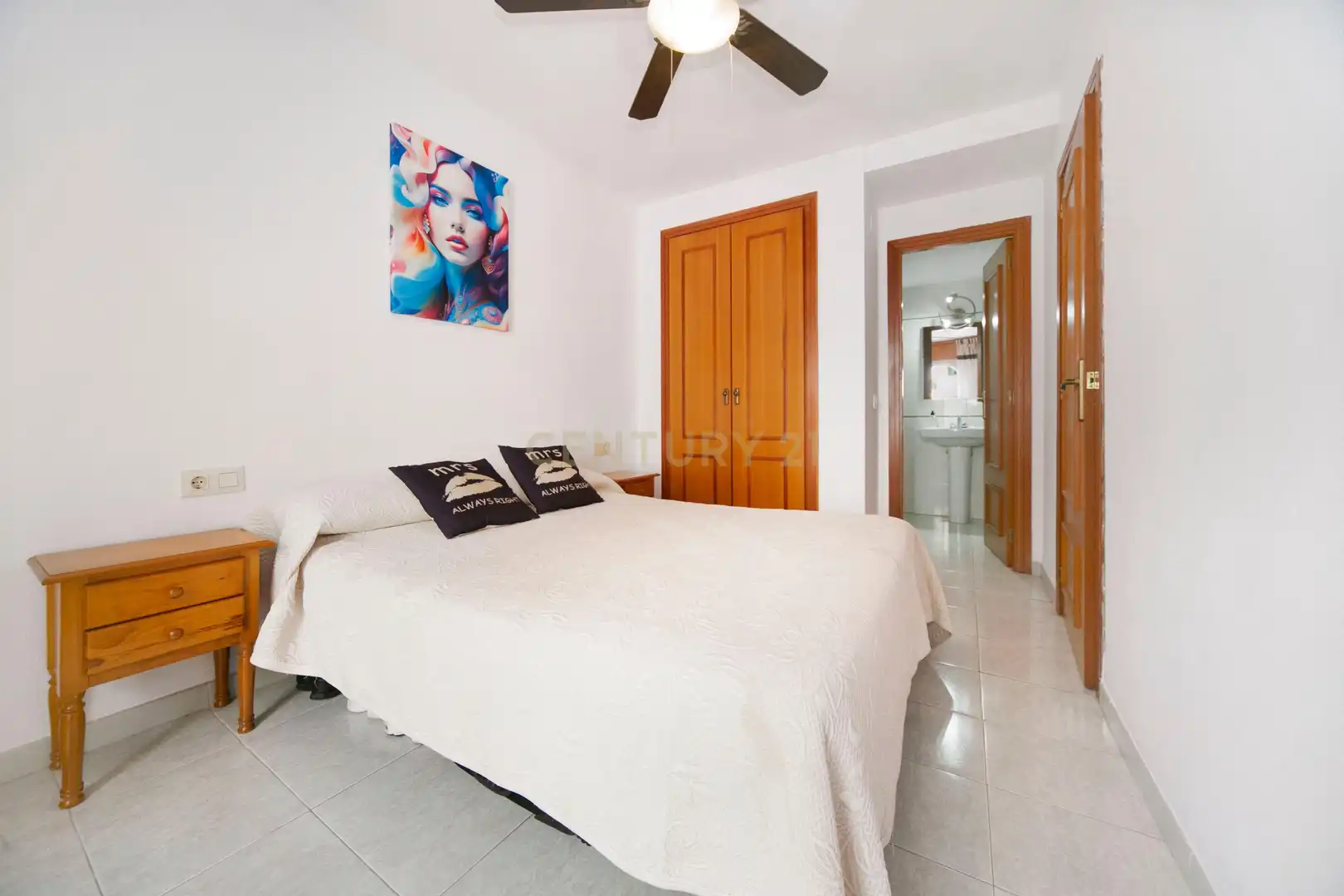 Habitación de Apartamento de alquiler en Calpe / Calp con Aire acondicionado, Horno y Lavadora