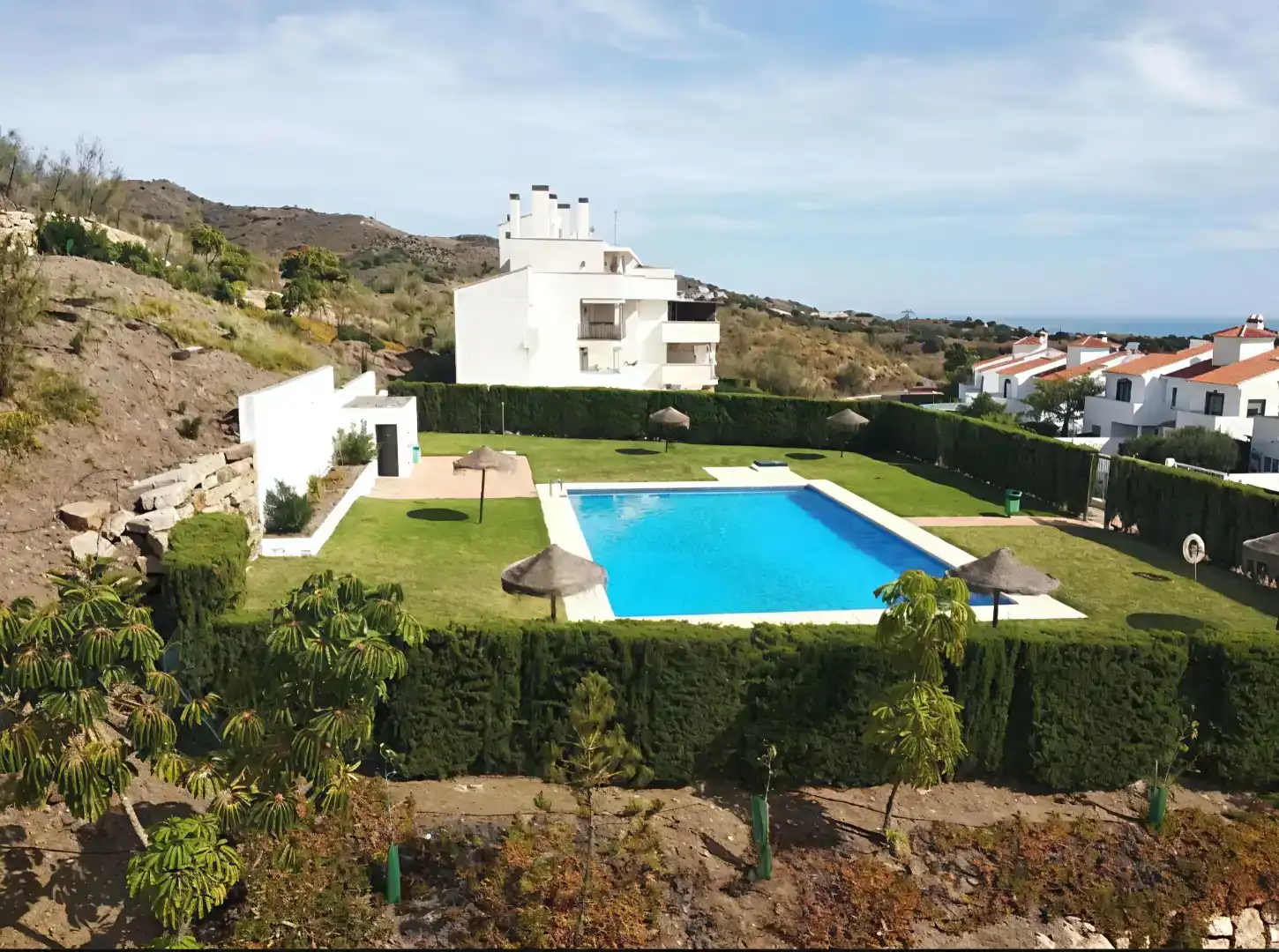 Jardí de Àtic de lloguer en Rincón de la Victoria amb Aire condicionat, Terrassa i Moblat