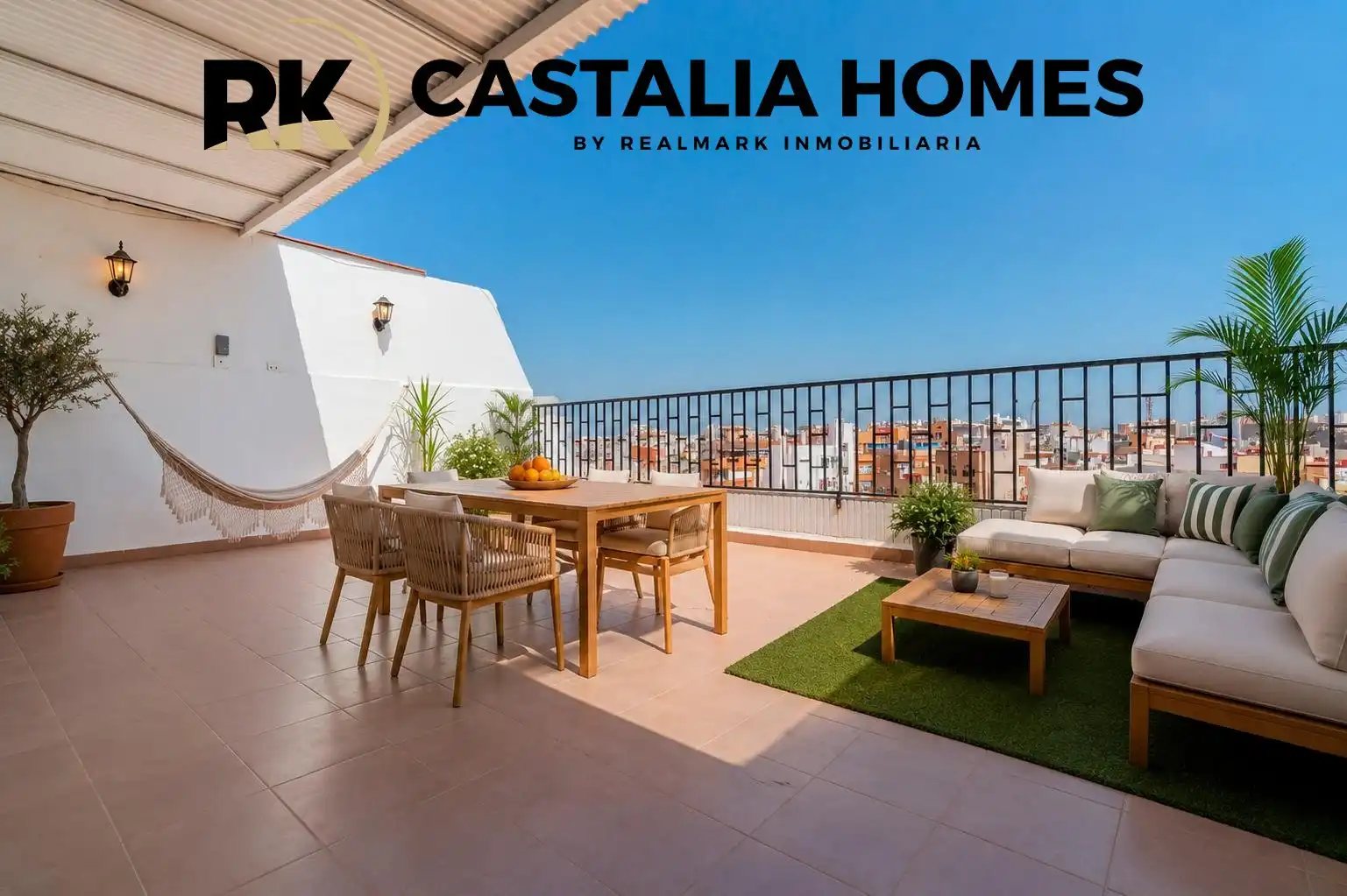 Terraza de Ático en venta en Burriana / Borriana con Calefacción, Terraza y Horno