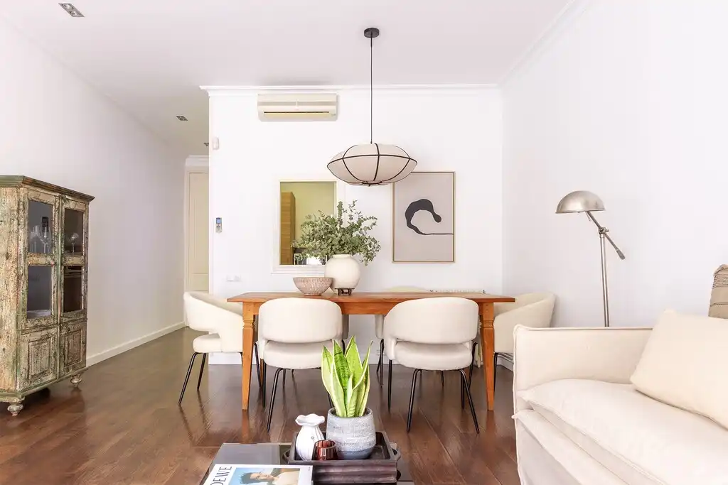 Dining room of Apartments for sale in Barcelona  with Air Conditioner, Heating and Parquet flooring