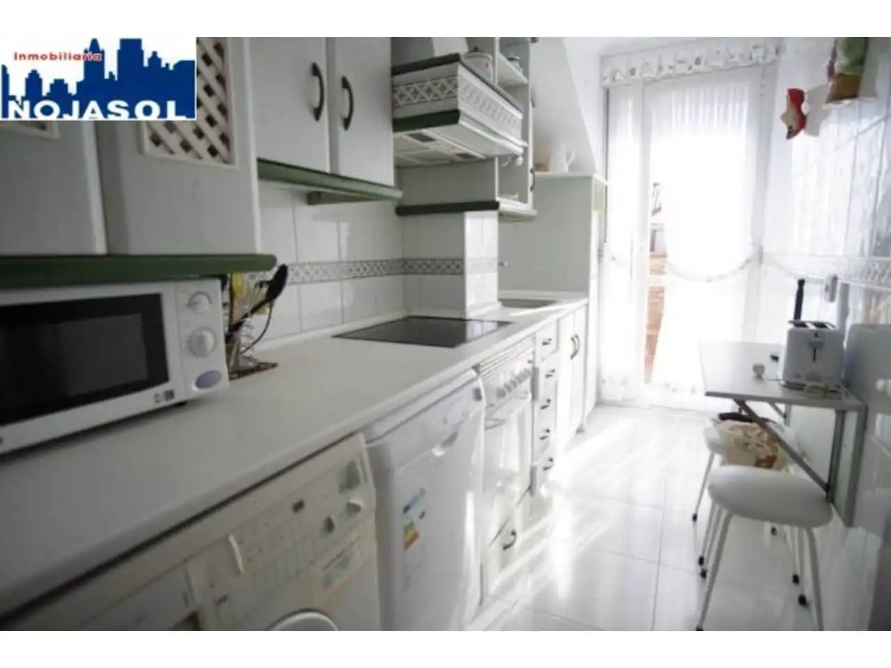 Küche von Dachboden zur Miete in Noja mit Heizung, Terrasse und Möbliert
