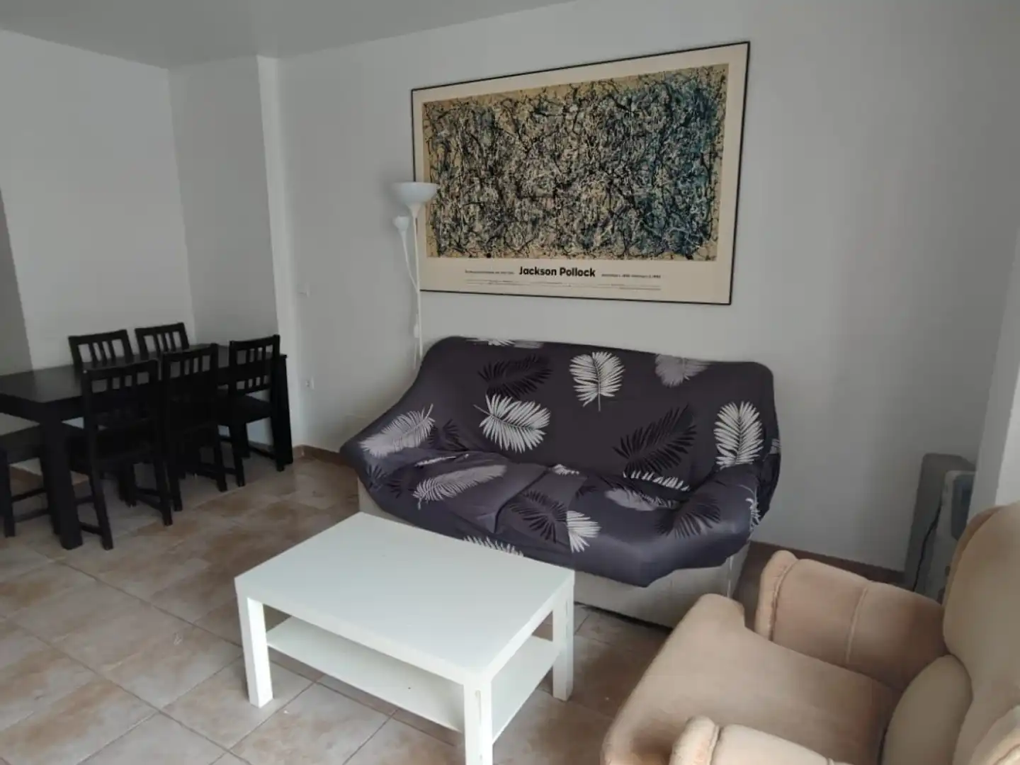 Living room of Flat for rent in Murcia  with Air Conditioner, Furnished and Washing machine