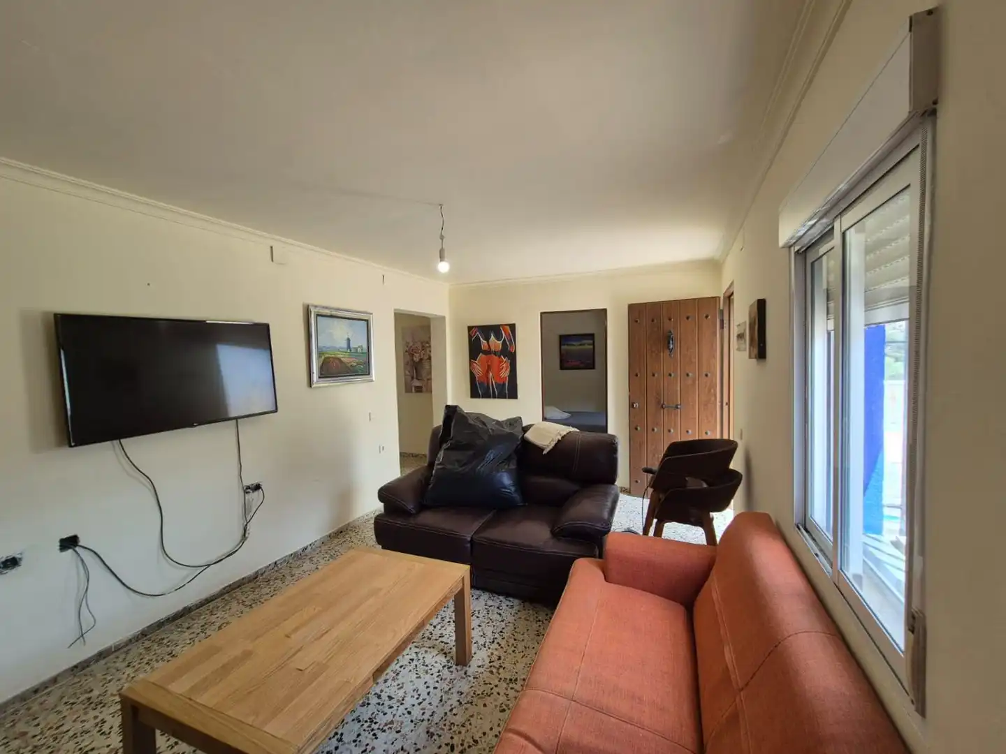 Sala de estar de Finca rústica en venta en Guaro con Calefacción, Terraza y Trastero