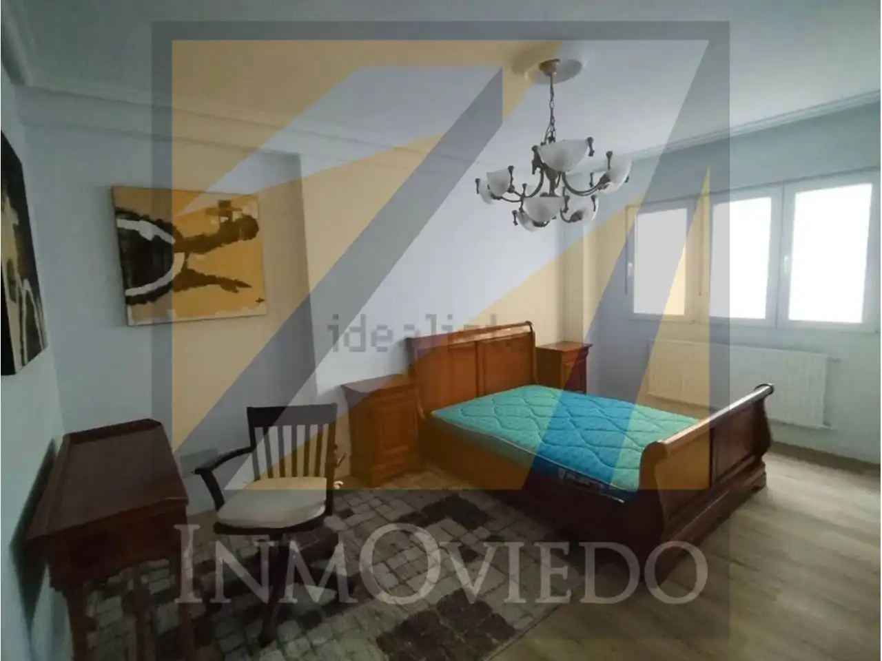 Bedroom of Flat for rent in Oviedo   with Heating and Parquet flooring