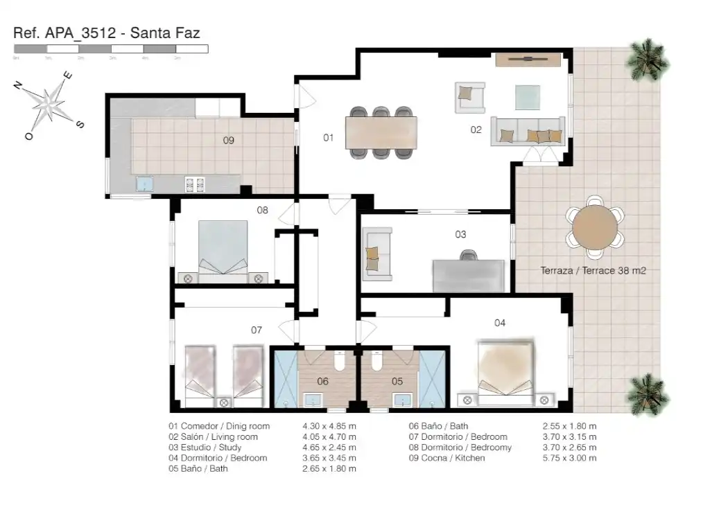 Apartament en venda en Alicante / Alacant amb Aire condicionat i Internet