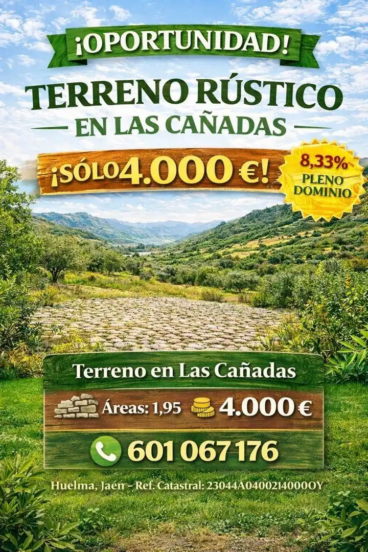 Terreno en venta en Huelma