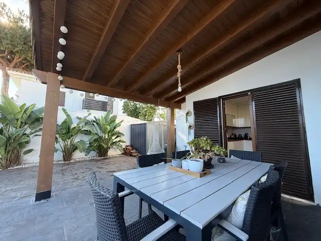Terrassa de Casa adosada en venda en Chiclana de la Frontera amb Jardí privat, Terrassa i Traster