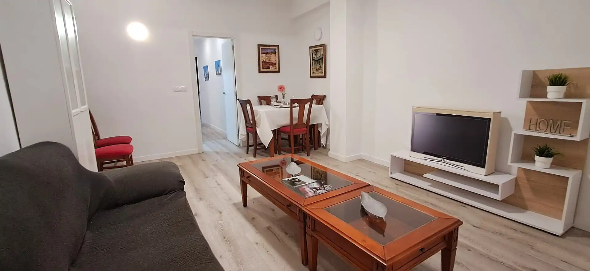 Sala de estar de Planta baja en venta en Cartagena con Parquet y Amueblado