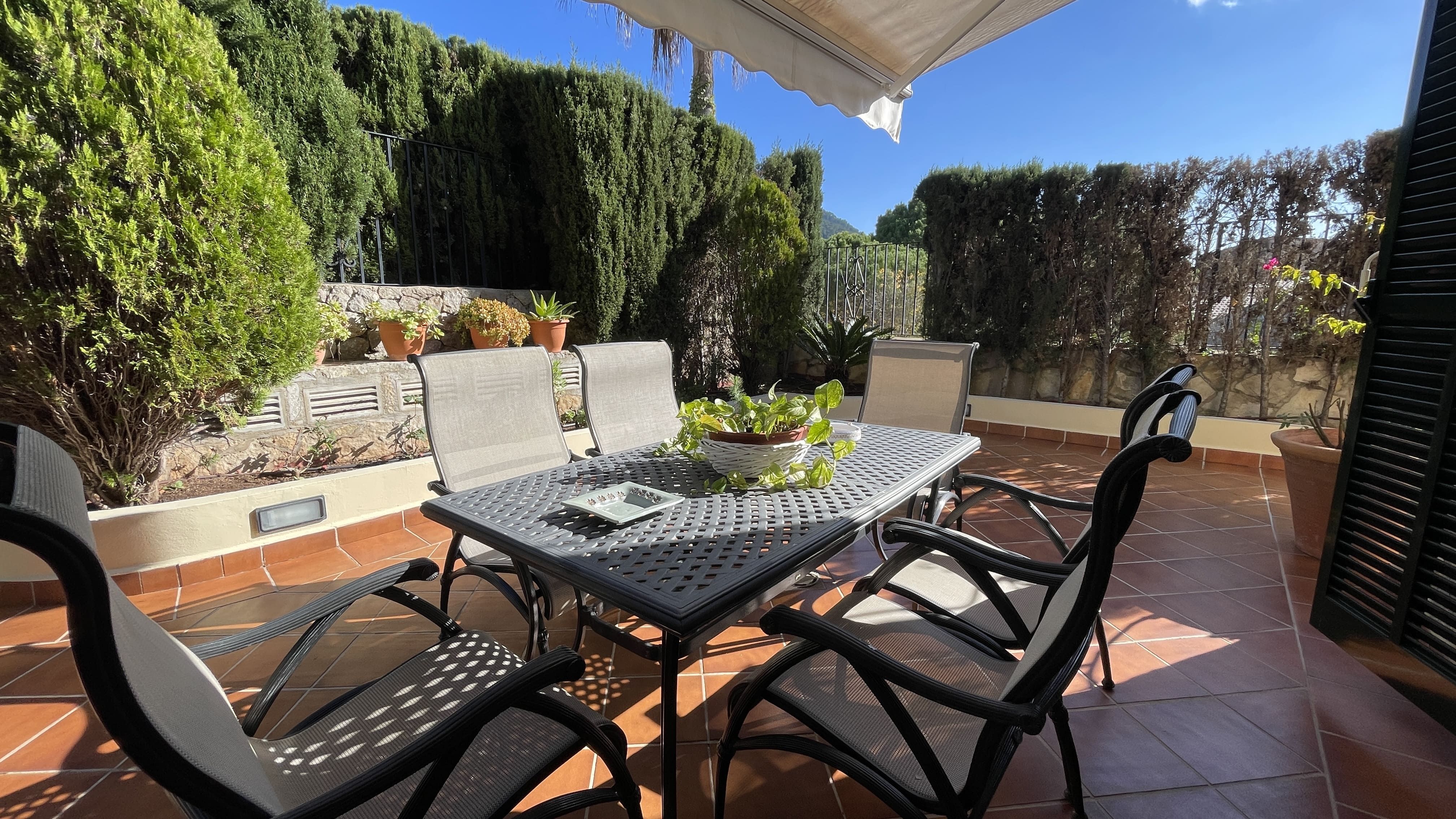 Garden of Single-family semi-detached to rent in Valldemossa  with Air Conditioner and Swimming Pool
