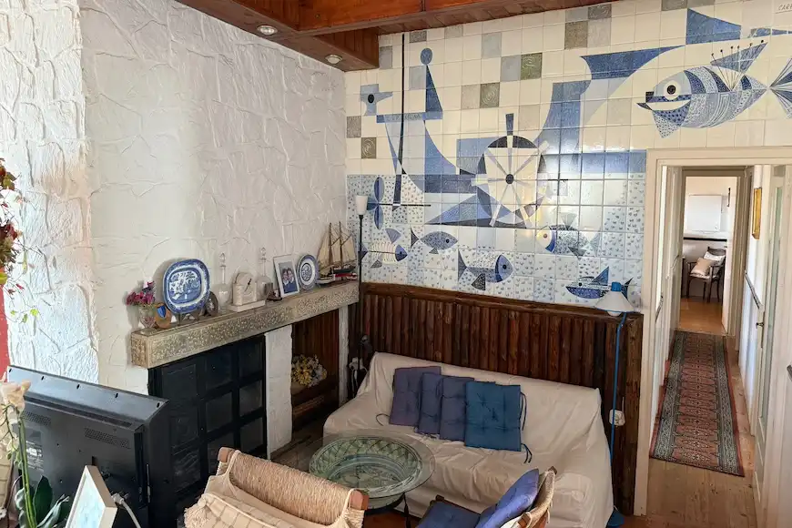 Sala de estar de Casa o chalet en venta en Cartagena con Jardín privado, Parquet y Terraza