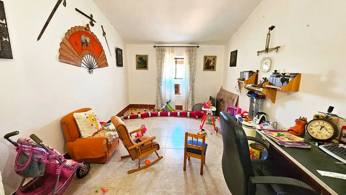Sala d'estar de Casa o xalet en venda en Almonaster la Real amb Jardí privat, Terrassa i Traster
