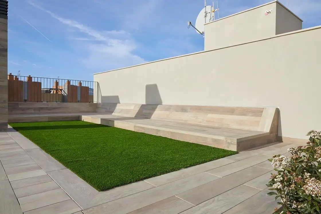 Terrasse von Wohnung zur Miete in Sant Joan Despí mit Klimaanlage, Heizung und Privatgarten