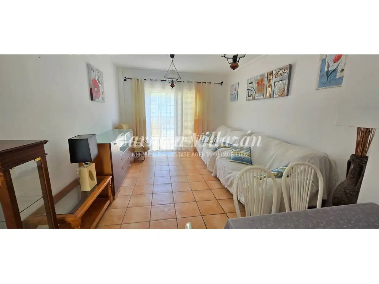 Sala de estar de Apartamento en venta en Antigua con Terraza, Amueblado y Balcón