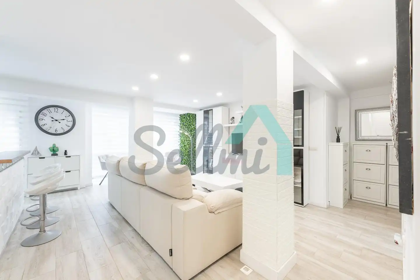 Sala de estar de Piso de alquiler en Gijón  con Calefacción y Amueblado