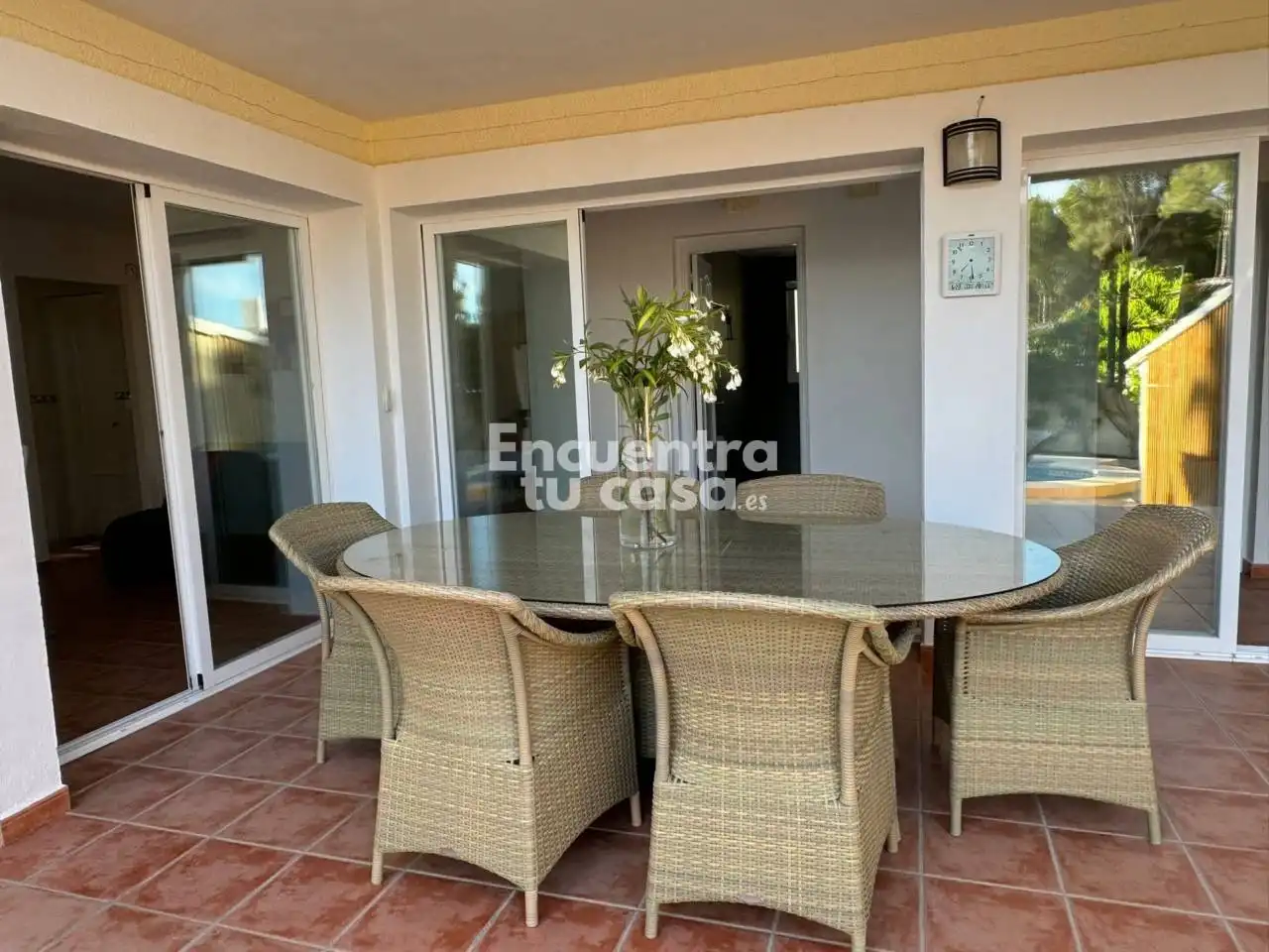 Terraza de Casa adosada de alquiler en Altea con Aire acondicionado, Calefacción y Jardín privado