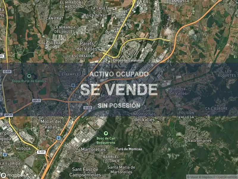 Vista exterior de Pis en venda en Montornès del Vallès