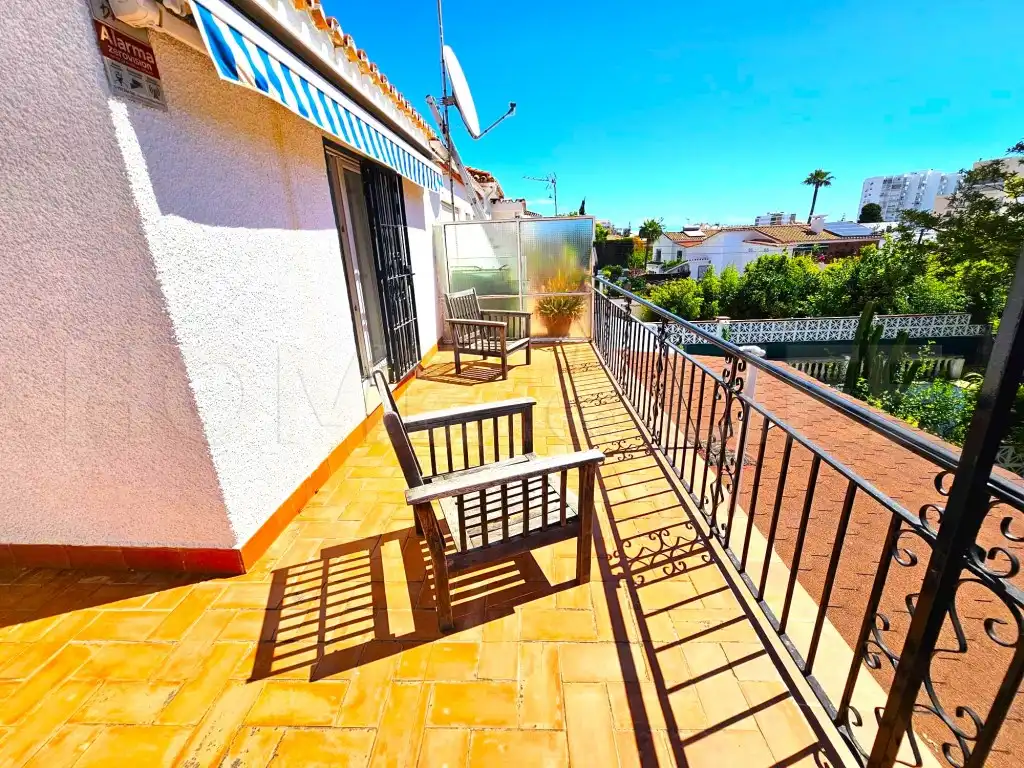Terrassa de Casa adosada en venda en Benalmádena amb Terrassa i Moblat