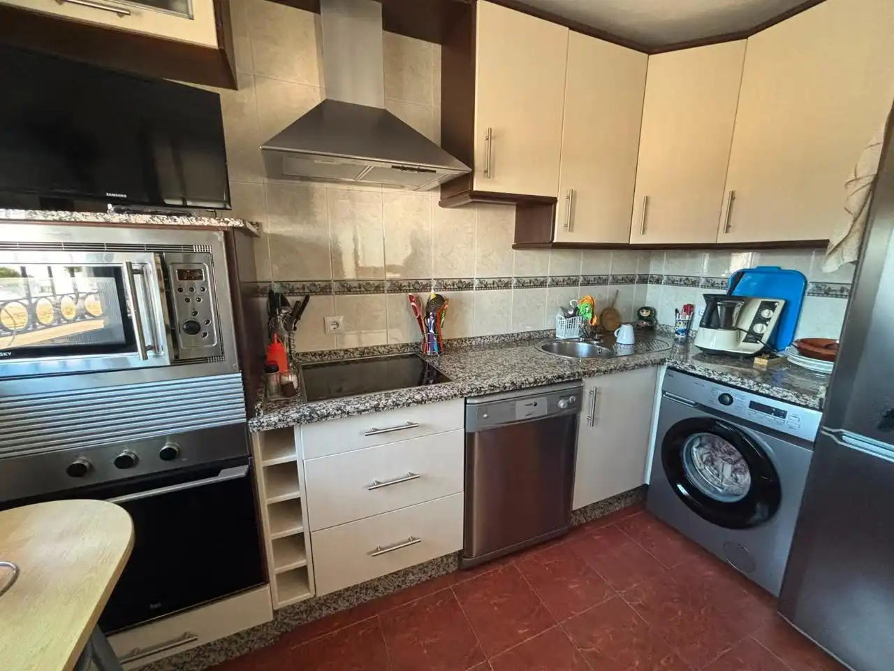 Kitchen of Detached homes for sale in Olivenza  with Air Conditioner, Terrace and Storage room