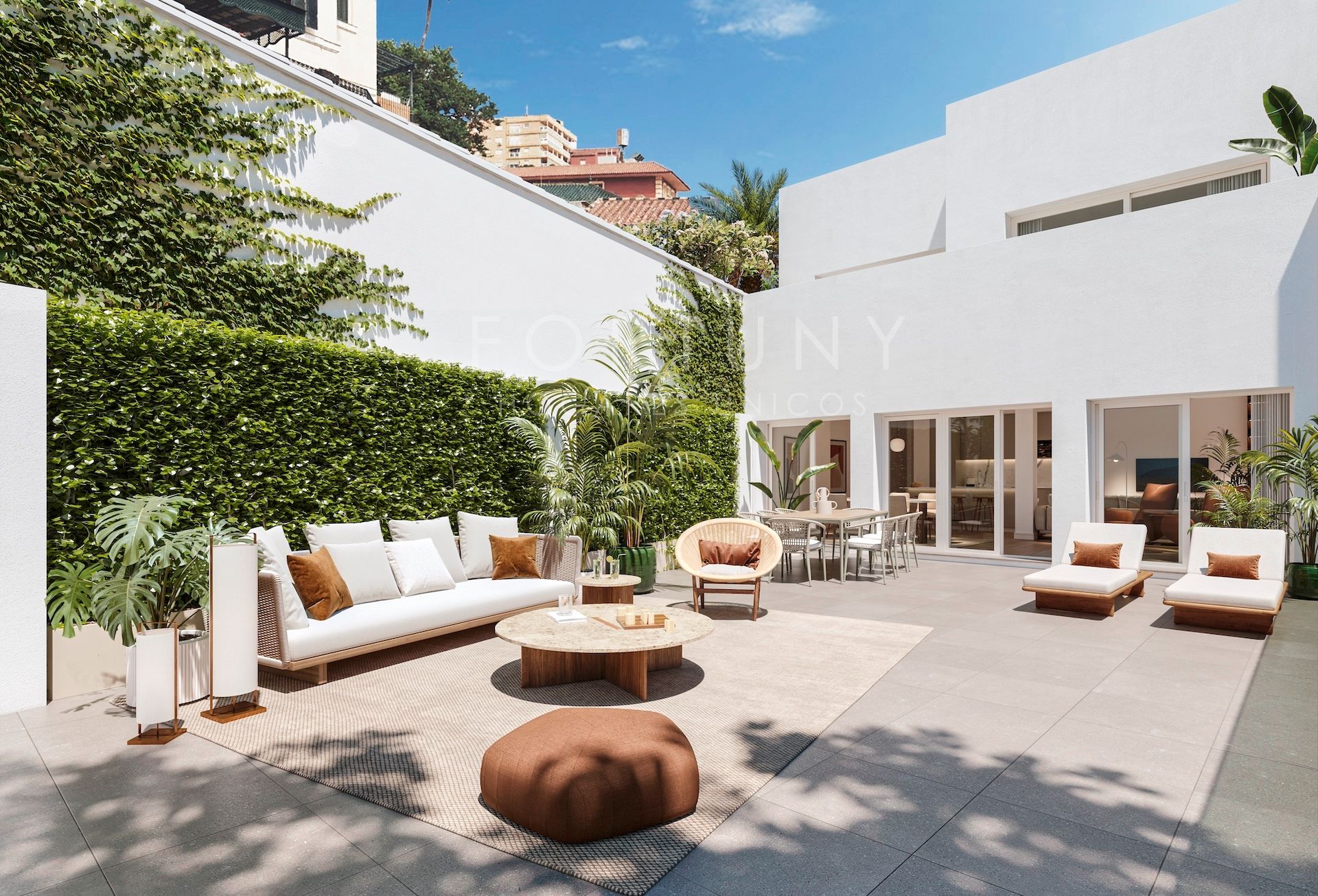 Terrace of Planta baja for sale in Málaga Capital  with Air Conditioner, Terrace and Home automation