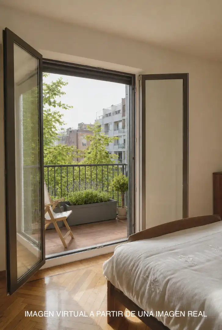 Terraza de Piso en venta en Vigo  con Calefacción, Parquet y Amueblado