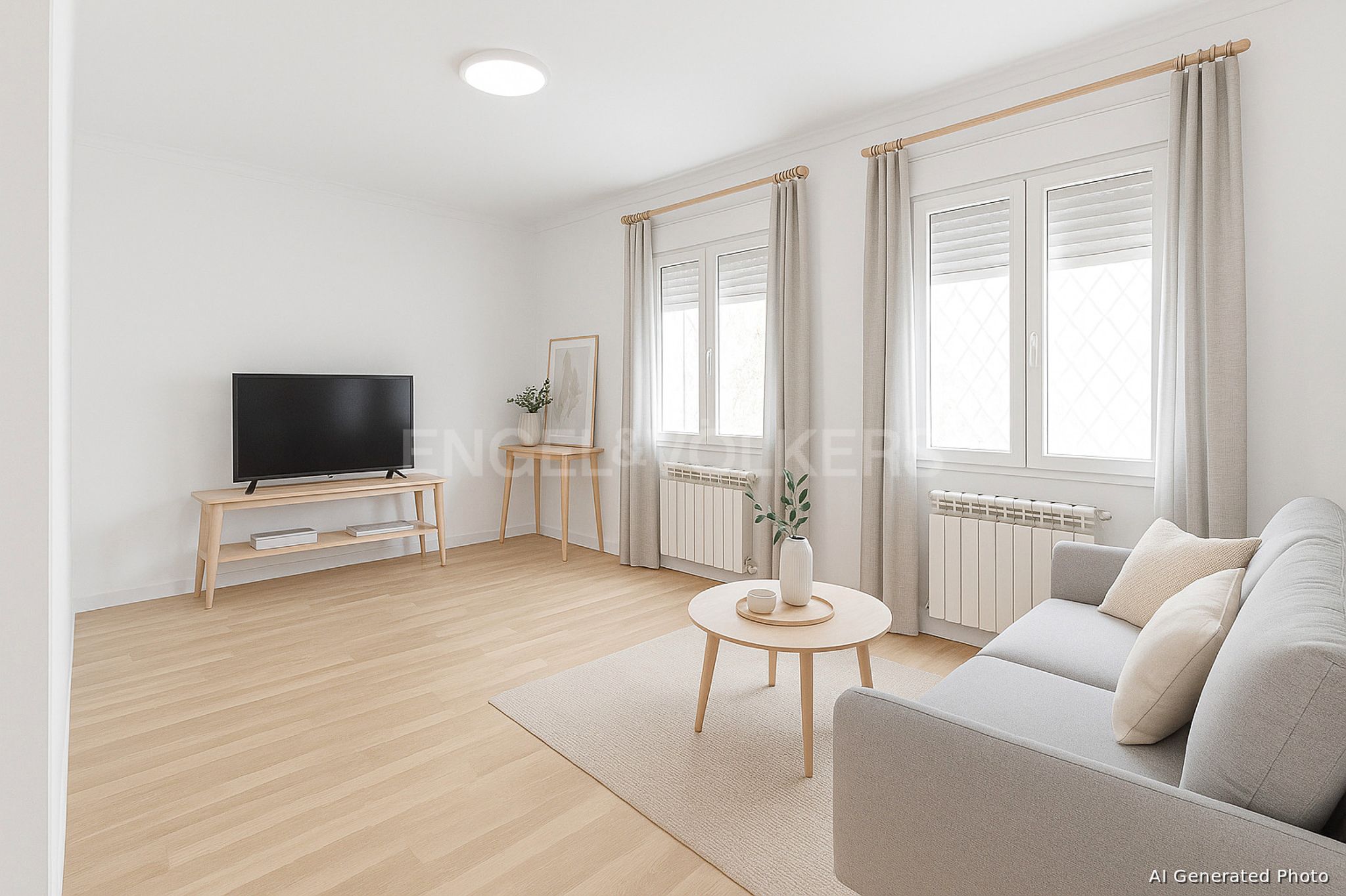 Sala d'estar de Apartament en venda en  Barcelona Capital amb Calefacció