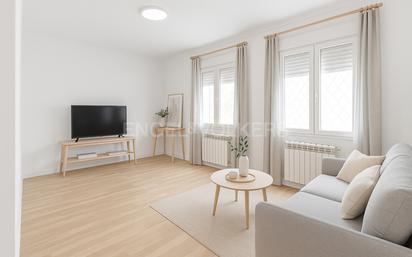 Sala d'estar de Apartament en venda en  Barcelona Capital amb Aire condicionat i Calefacció