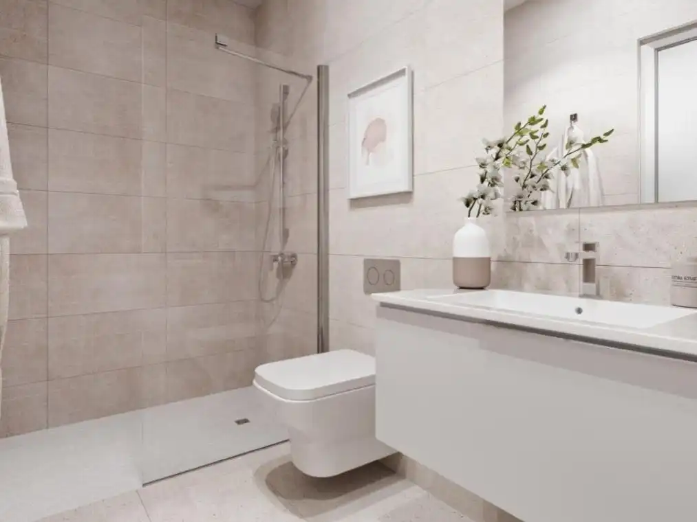Bathroom of Flat for sale in Val de San Vicente   with Terrace, Storage room and Community pool