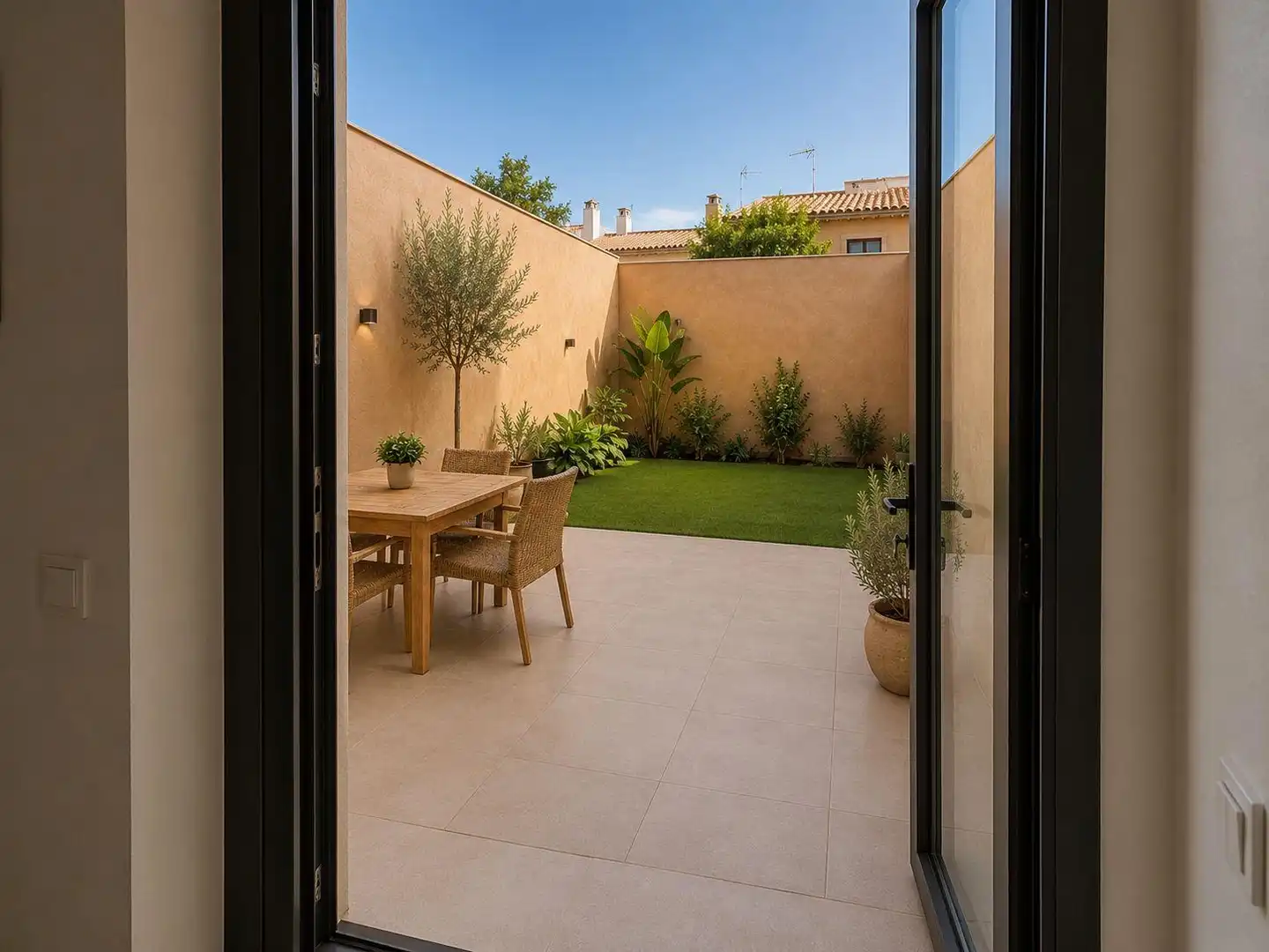 Casa pareada con jardín en venta en Carrer de Fernando Poo, imagen 2