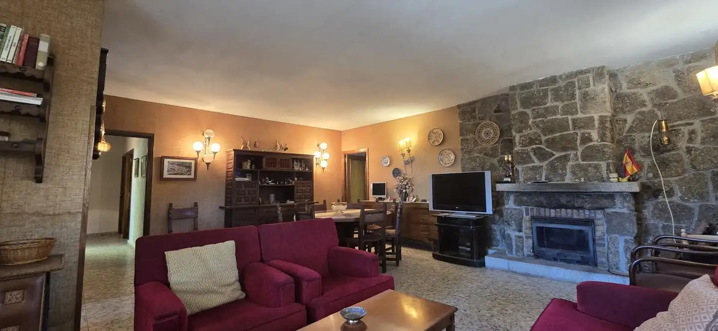 Living room of Houses for sale in Guadarrama  with Terrace and Furnished