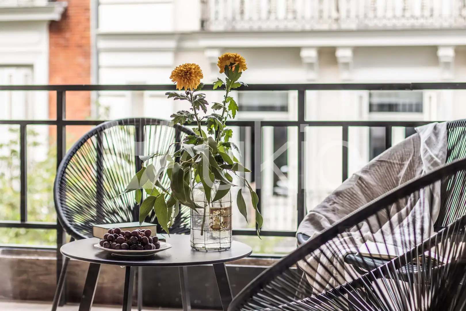 Terraza de Apartamento de alquiler en Madrid con Aire acondicionado, Calefacción y Terraza