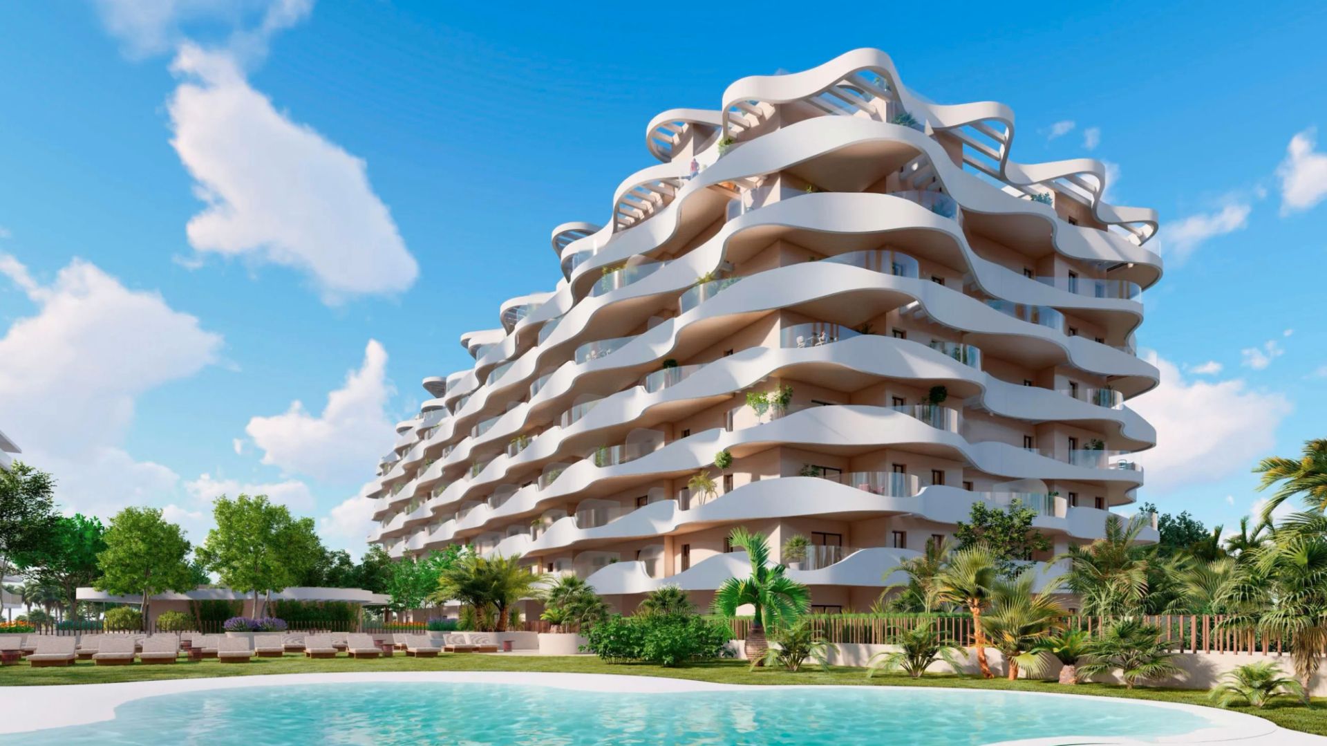 Vista exterior de Apartament de lloguer en El Puig de Santa Maria amb Aire condicionat, Calefacció i Terrassa
